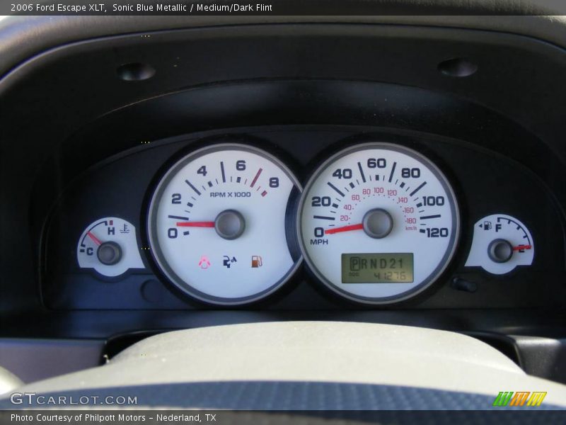 Sonic Blue Metallic / Medium/Dark Flint 2006 Ford Escape XLT