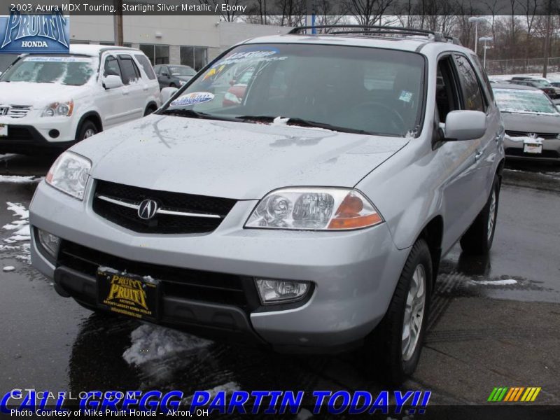 Starlight Silver Metallic / Ebony 2003 Acura MDX Touring