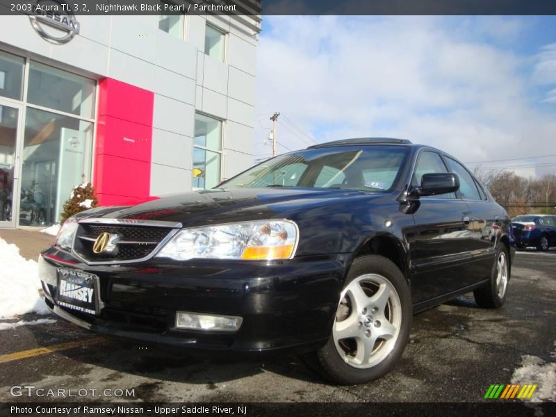Nighthawk Black Pearl / Parchment 2003 Acura TL 3.2