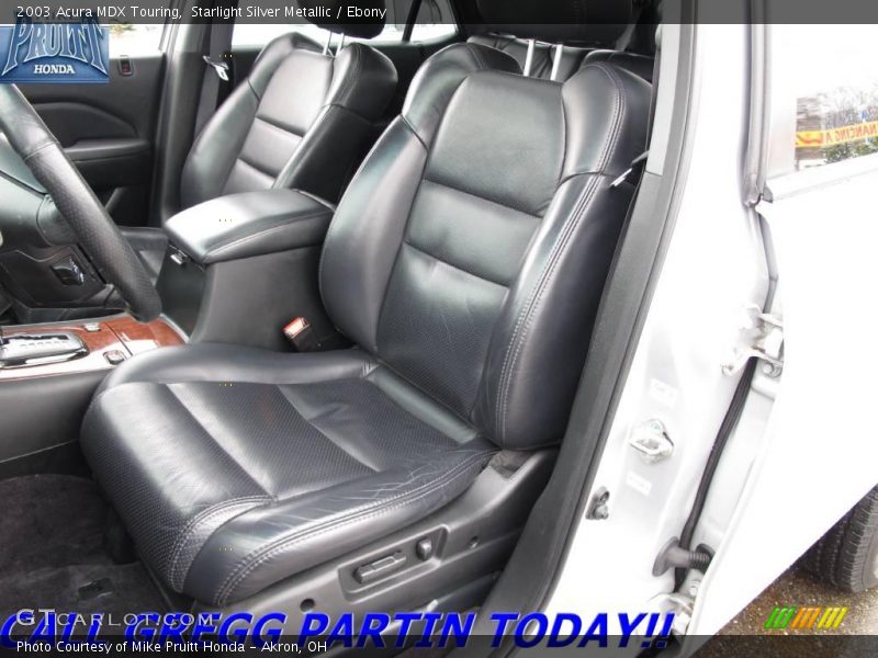 Starlight Silver Metallic / Ebony 2003 Acura MDX Touring