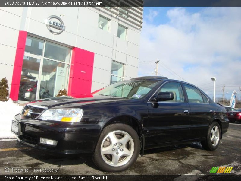 Nighthawk Black Pearl / Parchment 2003 Acura TL 3.2