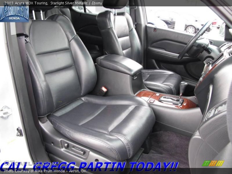 Starlight Silver Metallic / Ebony 2003 Acura MDX Touring