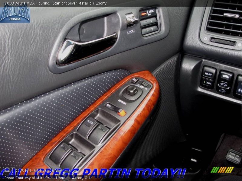 Starlight Silver Metallic / Ebony 2003 Acura MDX Touring