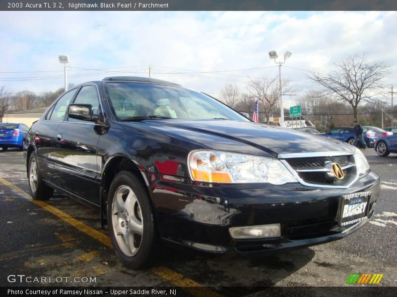 Nighthawk Black Pearl / Parchment 2003 Acura TL 3.2