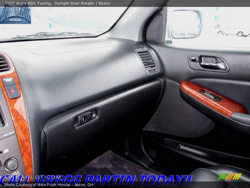 Starlight Silver Metallic / Ebony 2003 Acura MDX Touring