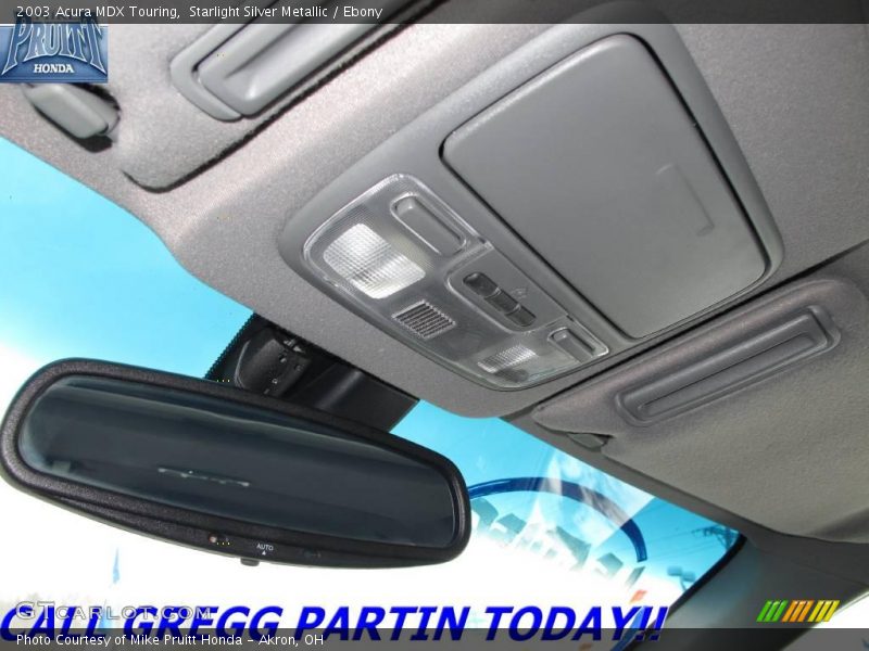 Starlight Silver Metallic / Ebony 2003 Acura MDX Touring