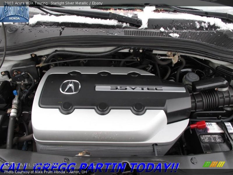 Starlight Silver Metallic / Ebony 2003 Acura MDX Touring