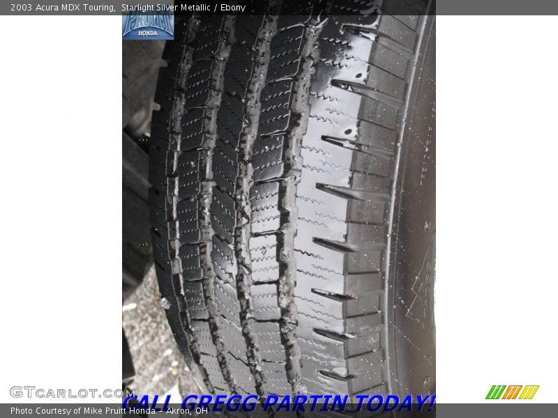 Starlight Silver Metallic / Ebony 2003 Acura MDX Touring