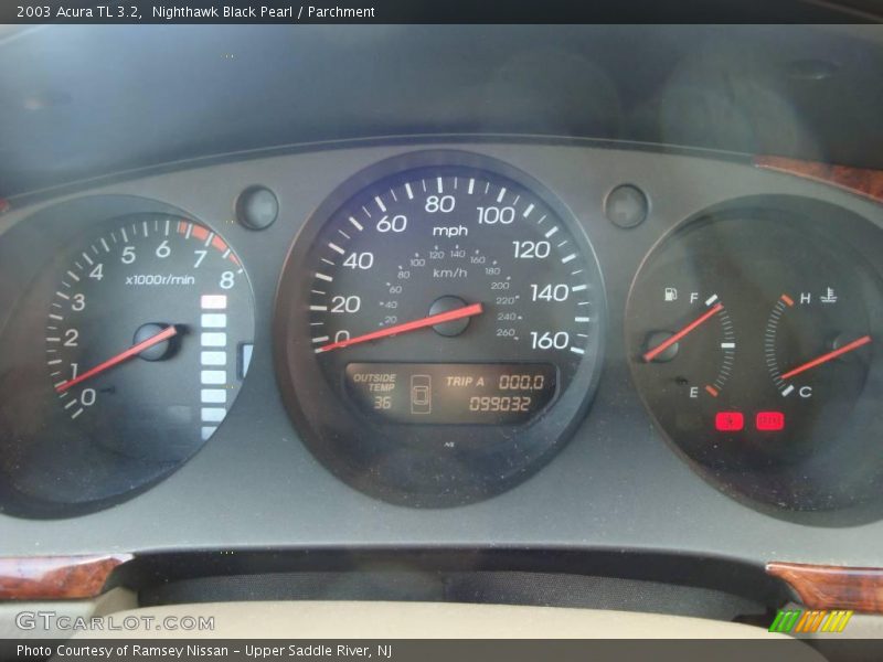 Nighthawk Black Pearl / Parchment 2003 Acura TL 3.2