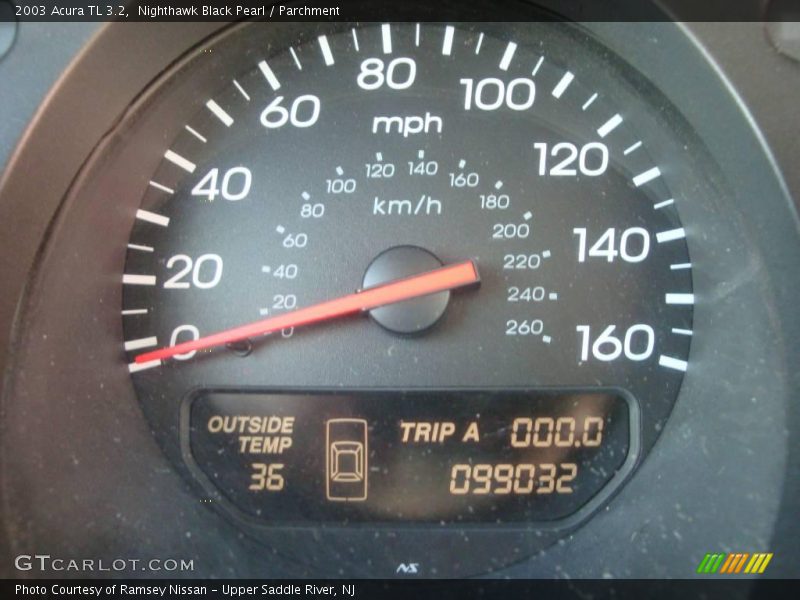 Nighthawk Black Pearl / Parchment 2003 Acura TL 3.2