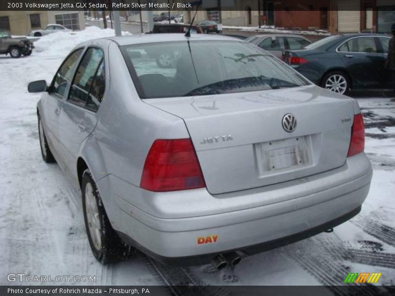 Reflex Silver Metallic / Black 2003 Volkswagen Jetta GLX Sedan