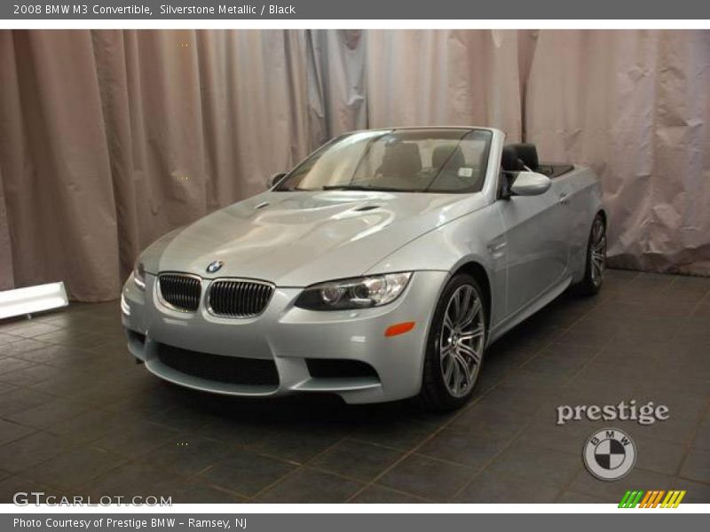 Silverstone Metallic / Black 2008 BMW M3 Convertible