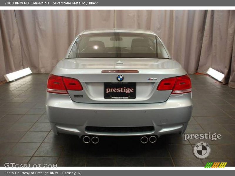 Silverstone Metallic / Black 2008 BMW M3 Convertible