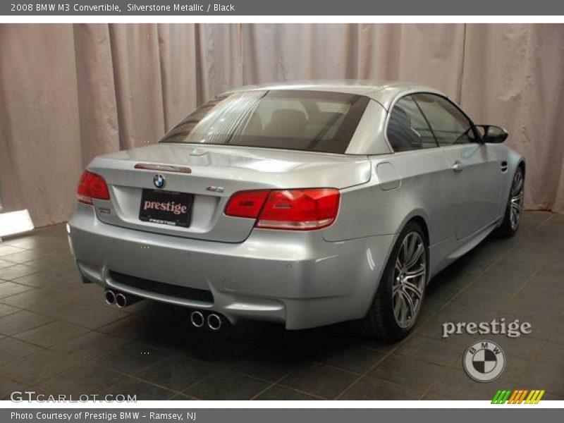 Silverstone Metallic / Black 2008 BMW M3 Convertible