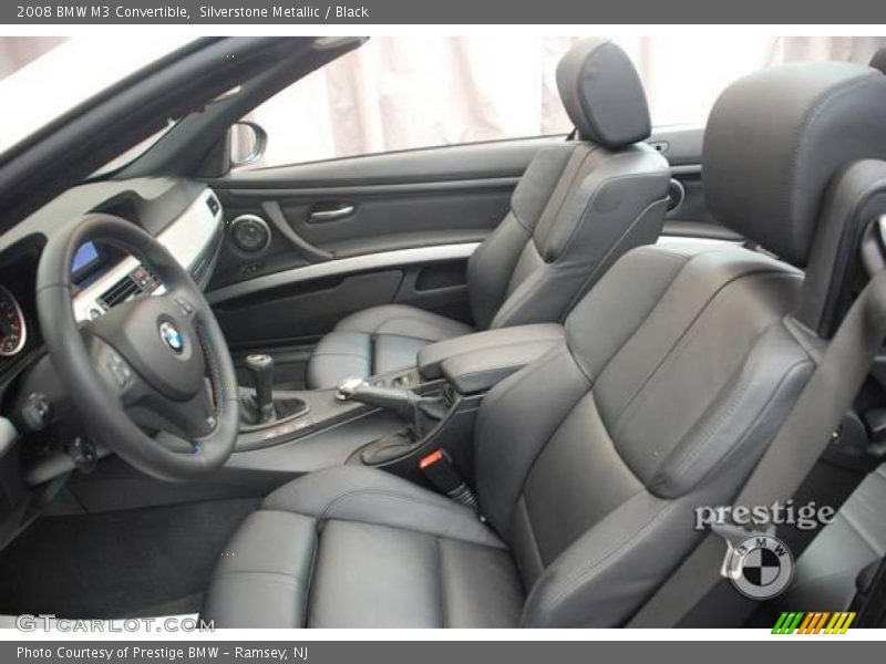 Silverstone Metallic / Black 2008 BMW M3 Convertible