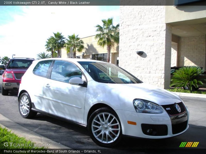 Candy White / Black Leather 2006 Volkswagen GTI 2.0T