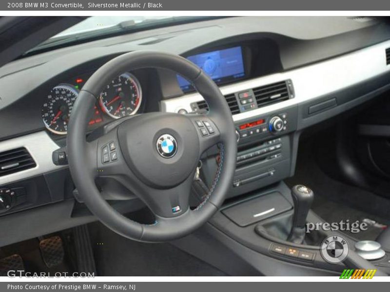Silverstone Metallic / Black 2008 BMW M3 Convertible