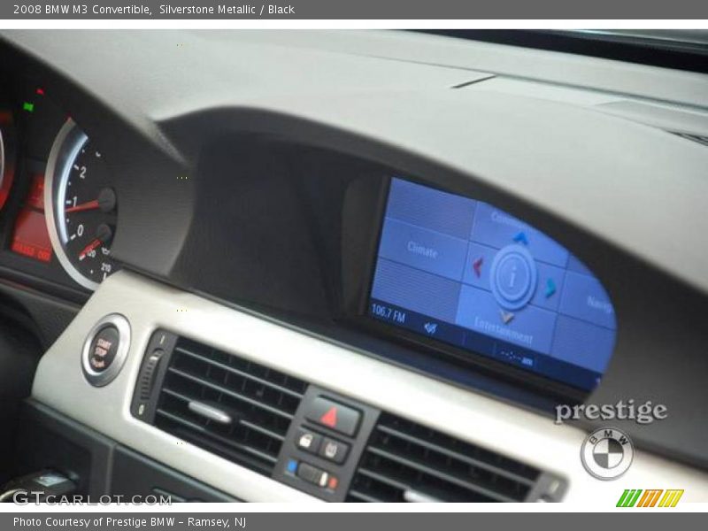 Silverstone Metallic / Black 2008 BMW M3 Convertible