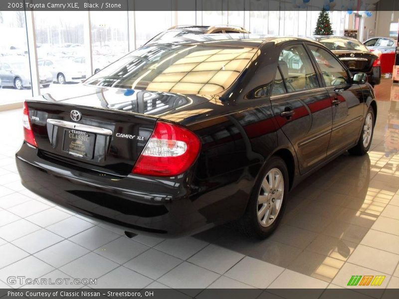 Black / Stone 2003 Toyota Camry XLE