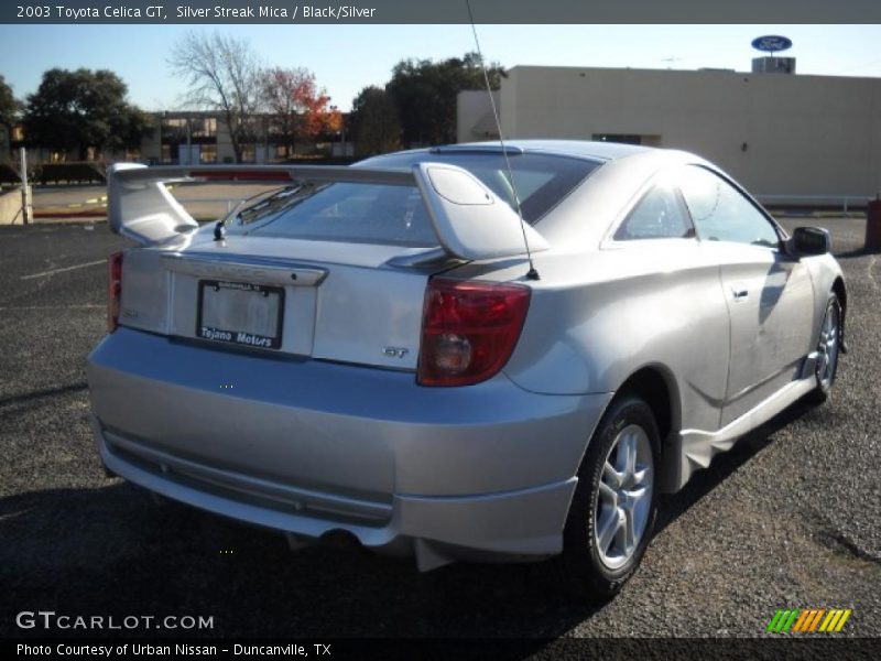 Silver Streak Mica / Black/Silver 2003 Toyota Celica GT