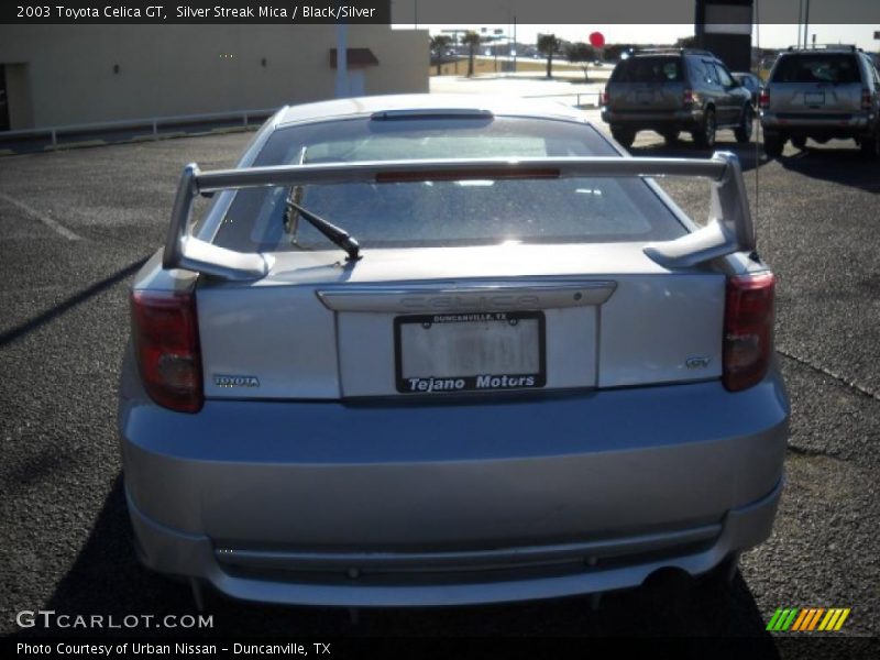 Silver Streak Mica / Black/Silver 2003 Toyota Celica GT