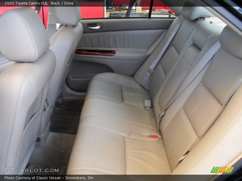 Black / Stone 2003 Toyota Camry XLE