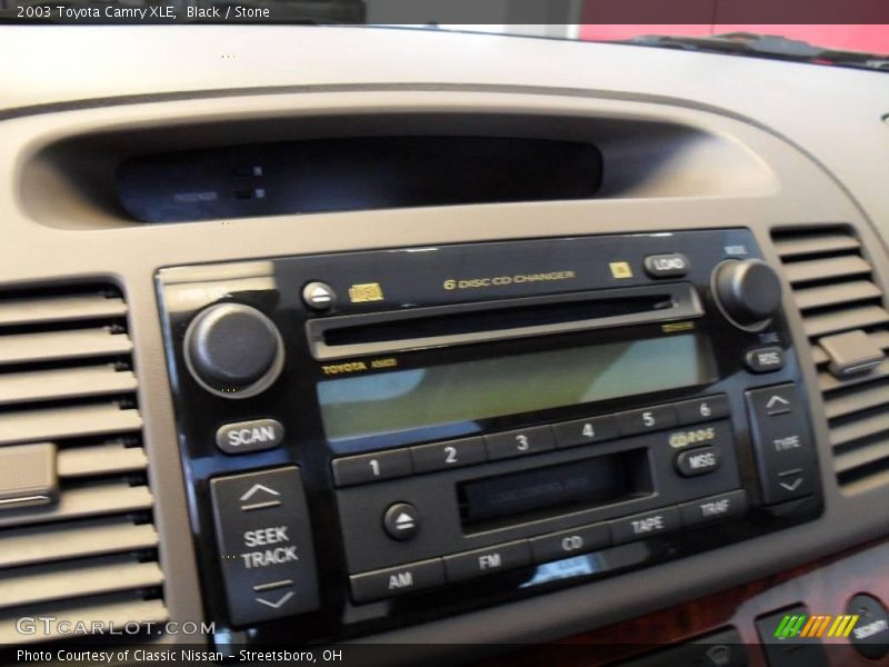 Black / Stone 2003 Toyota Camry XLE