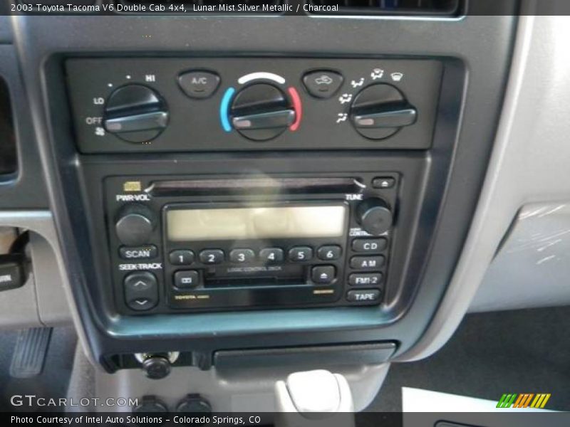 Lunar Mist Silver Metallic / Charcoal 2003 Toyota Tacoma V6 Double Cab 4x4