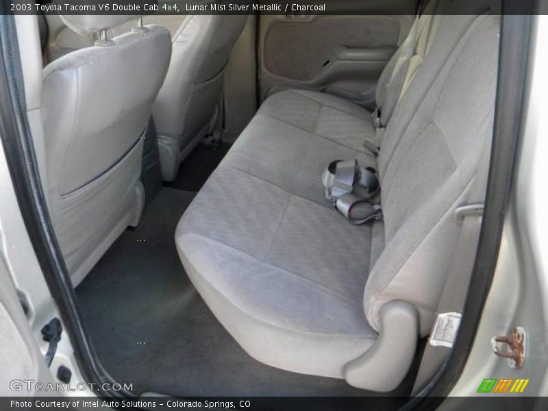 Lunar Mist Silver Metallic / Charcoal 2003 Toyota Tacoma V6 Double Cab 4x4