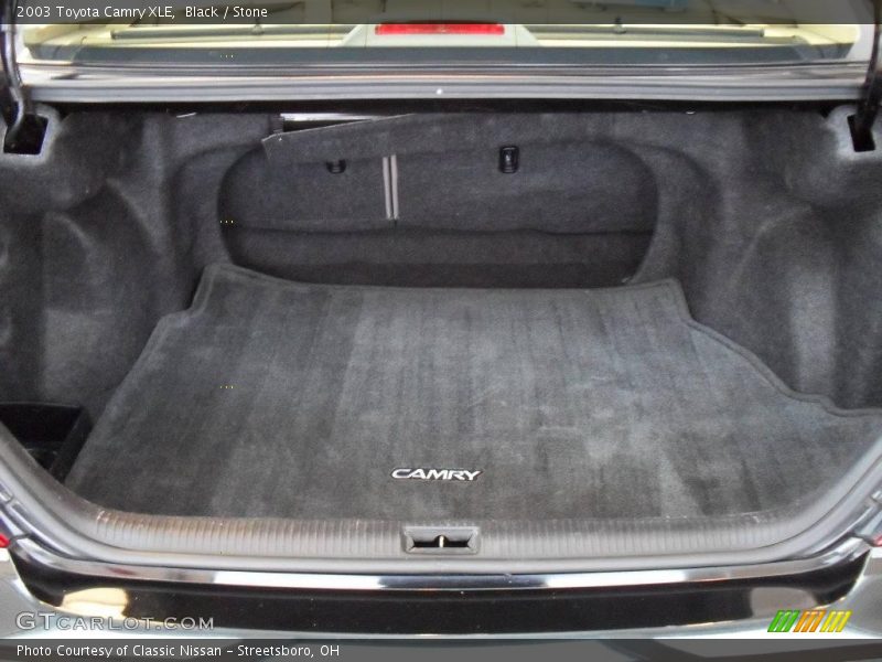 Black / Stone 2003 Toyota Camry XLE