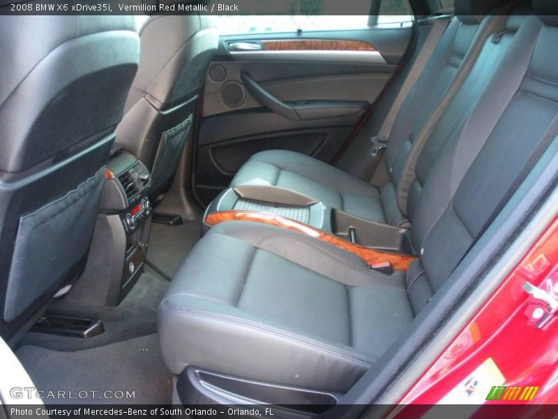 Vermilion Red Metallic / Black 2008 BMW X6 xDrive35i