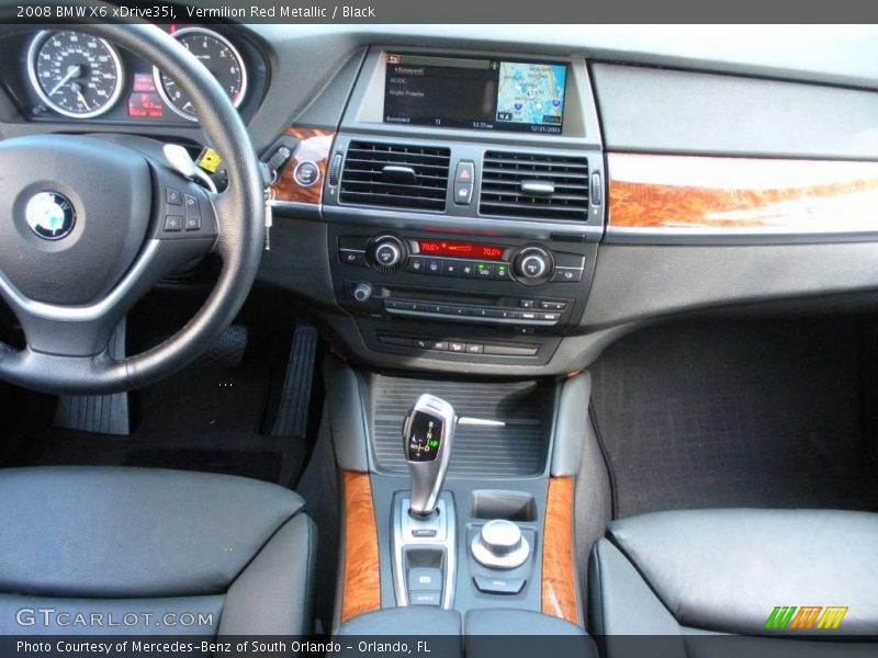 Vermilion Red Metallic / Black 2008 BMW X6 xDrive35i