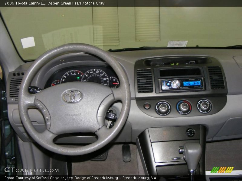 Aspen Green Pearl / Stone Gray 2006 Toyota Camry LE