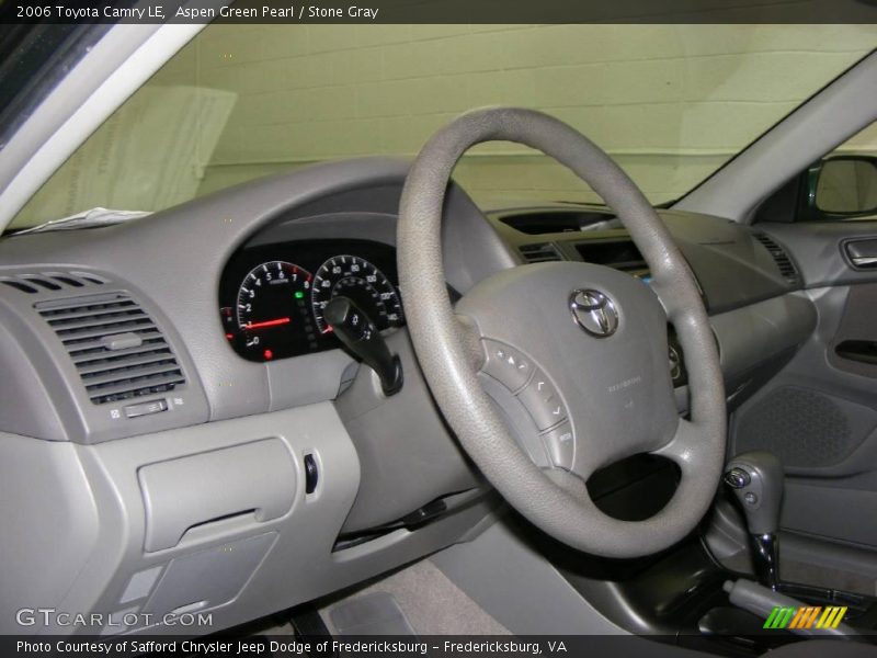 Aspen Green Pearl / Stone Gray 2006 Toyota Camry LE