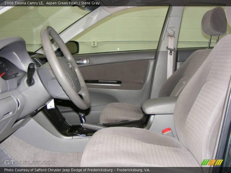 Aspen Green Pearl / Stone Gray 2006 Toyota Camry LE