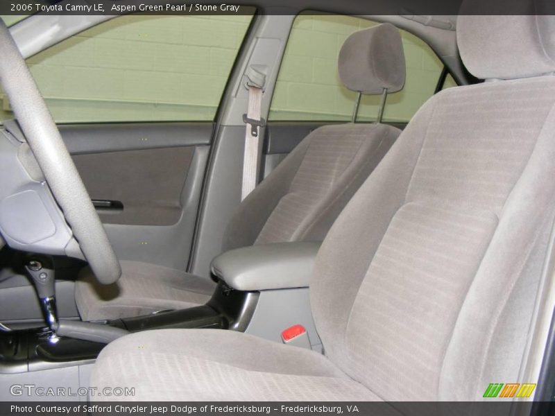 Aspen Green Pearl / Stone Gray 2006 Toyota Camry LE