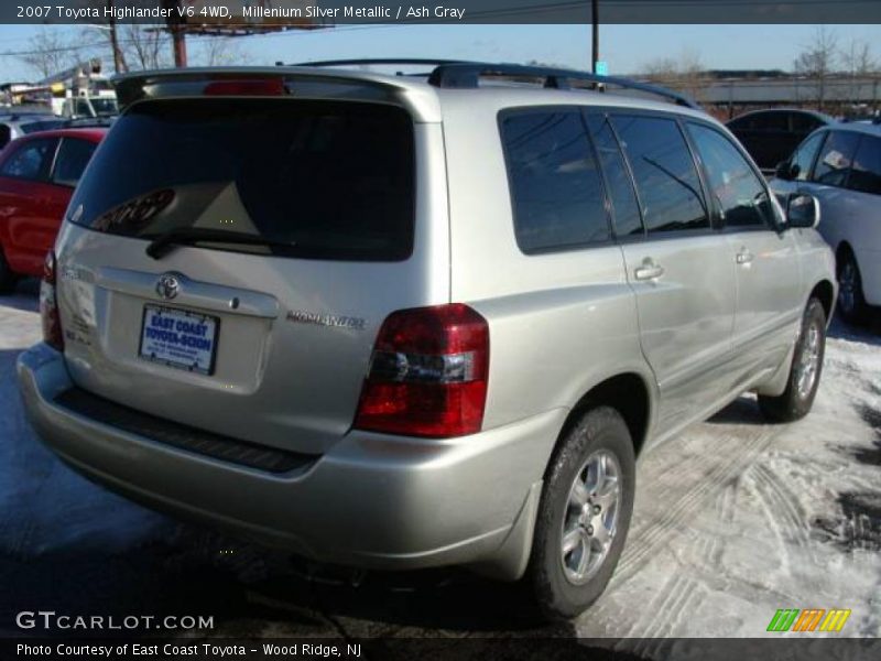 Millenium Silver Metallic / Ash Gray 2007 Toyota Highlander V6 4WD