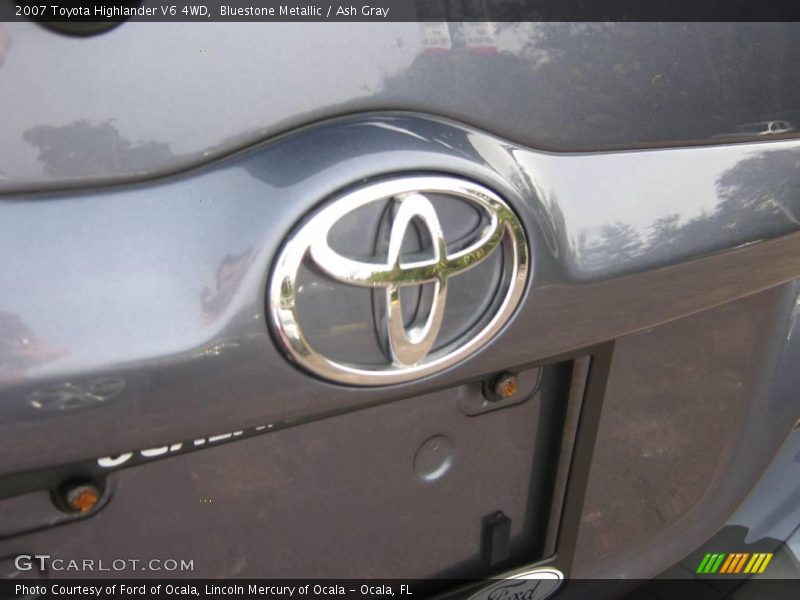 Bluestone Metallic / Ash Gray 2007 Toyota Highlander V6 4WD