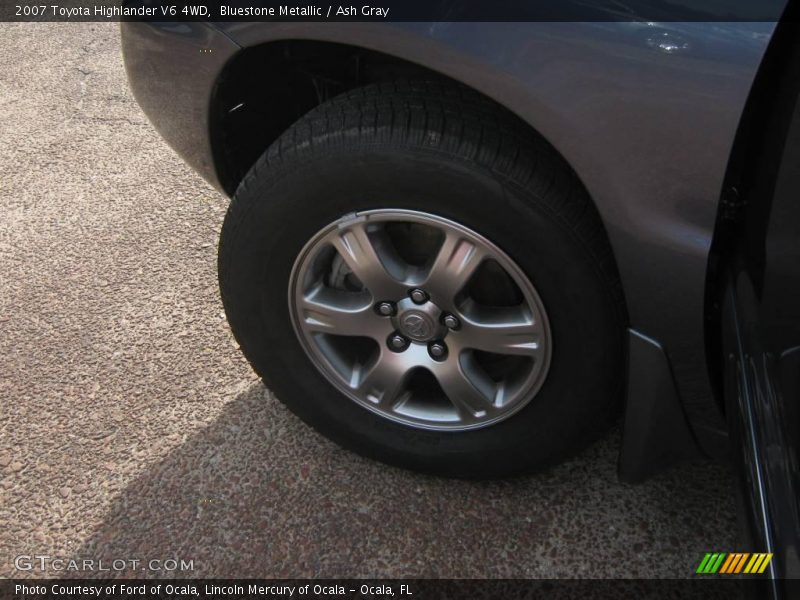 Bluestone Metallic / Ash Gray 2007 Toyota Highlander V6 4WD