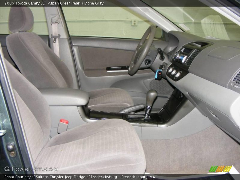 Aspen Green Pearl / Stone Gray 2006 Toyota Camry LE