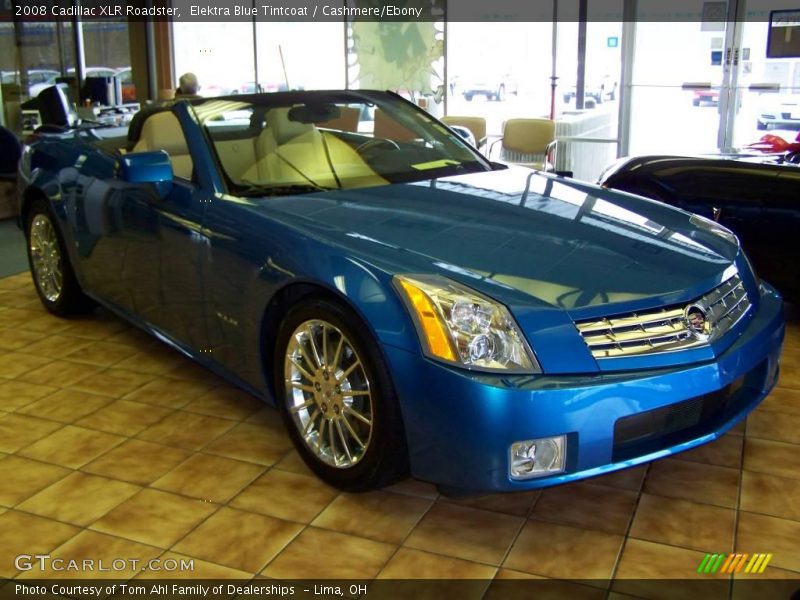 Elektra Blue Tintcoat / Cashmere/Ebony 2008 Cadillac XLR Roadster