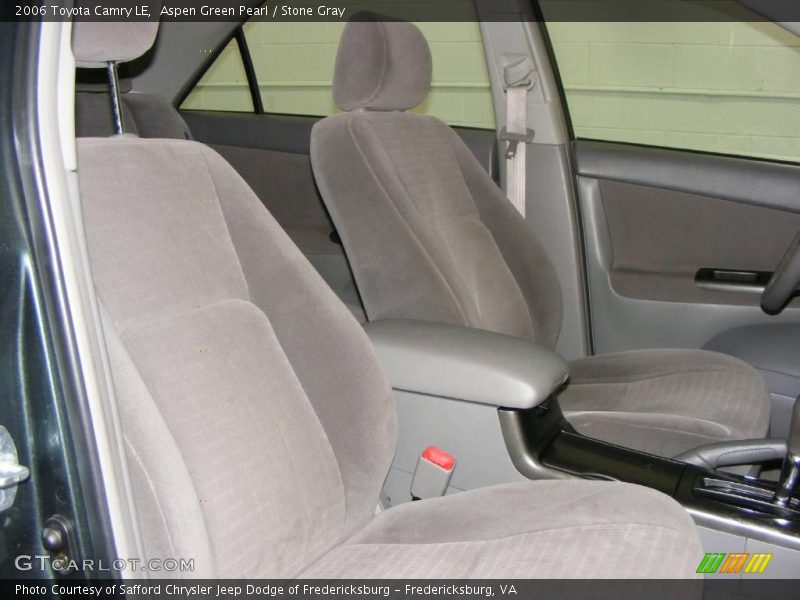 Aspen Green Pearl / Stone Gray 2006 Toyota Camry LE