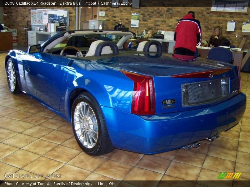 Elektra Blue Tintcoat / Cashmere/Ebony 2008 Cadillac XLR Roadster