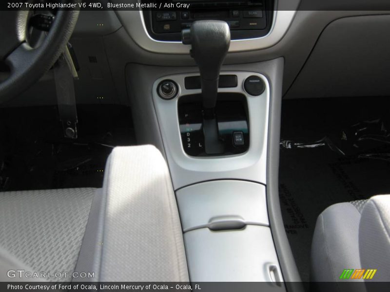 Bluestone Metallic / Ash Gray 2007 Toyota Highlander V6 4WD
