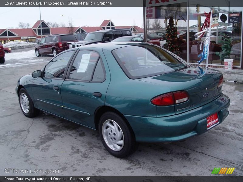 Green Metallic / Graphite 1997 Chevrolet Cavalier LS Sedan