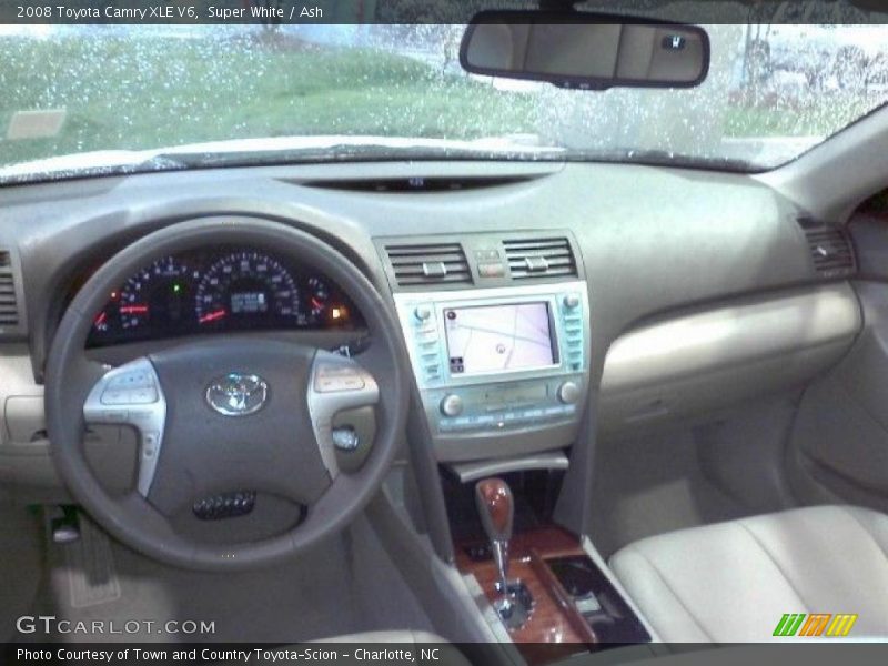 Super White / Ash 2008 Toyota Camry XLE V6