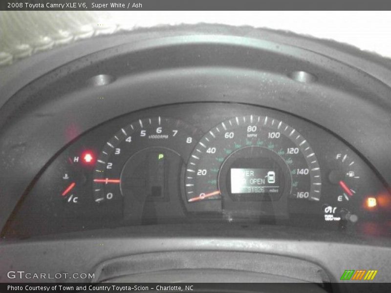 Super White / Ash 2008 Toyota Camry XLE V6