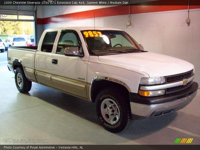 Summit White / Medium Oak 1999 Chevrolet Silverado 1500 Z71 Extended Cab 4x4