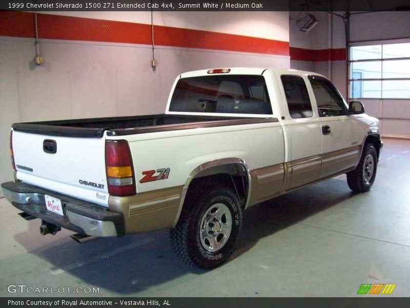 Summit White / Medium Oak 1999 Chevrolet Silverado 1500 Z71 Extended Cab 4x4