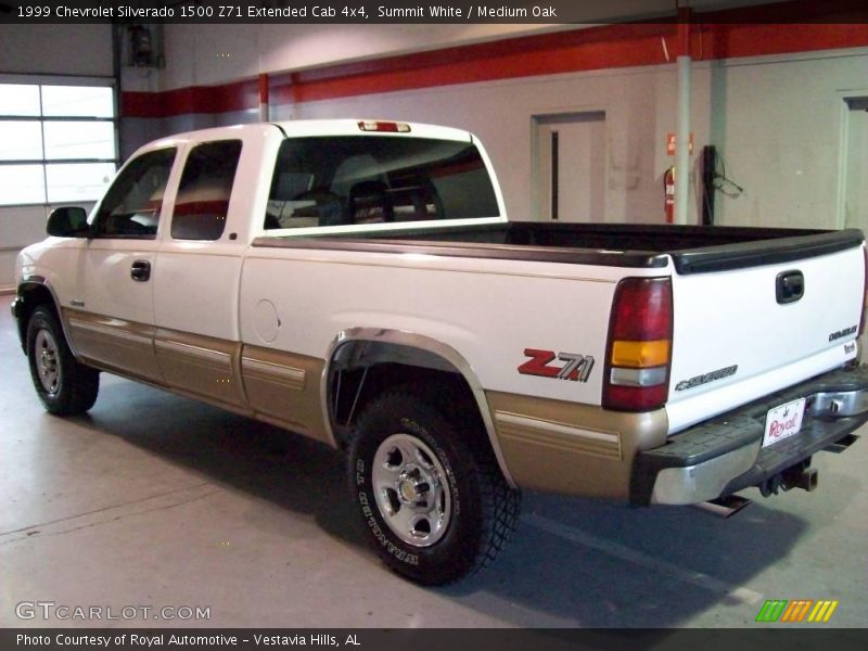 Summit White / Medium Oak 1999 Chevrolet Silverado 1500 Z71 Extended Cab 4x4